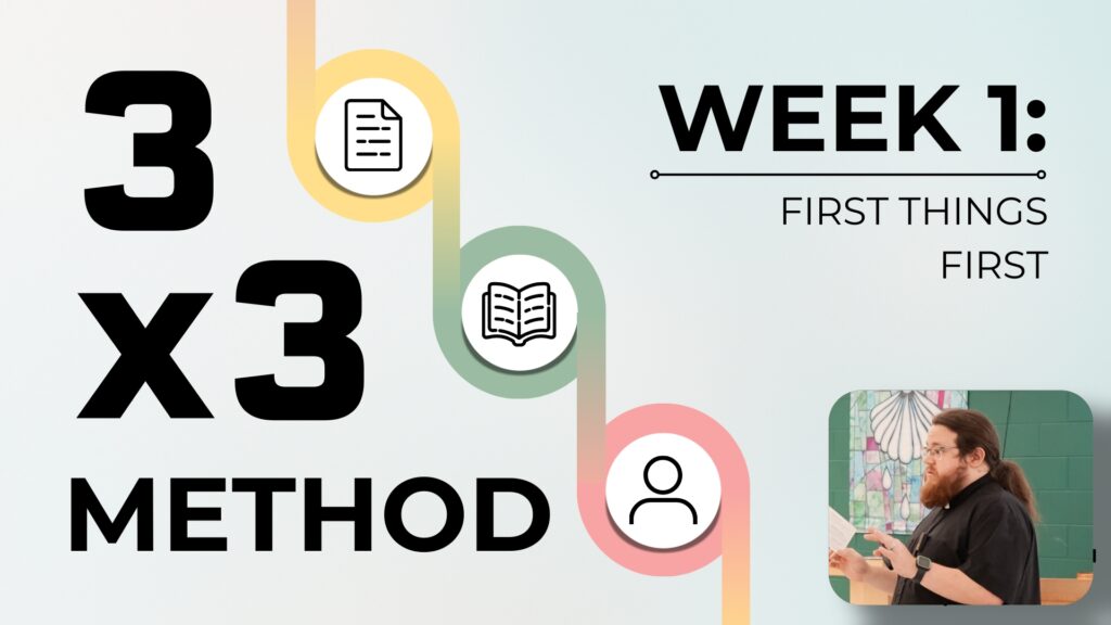 3×3 Method: Week 1