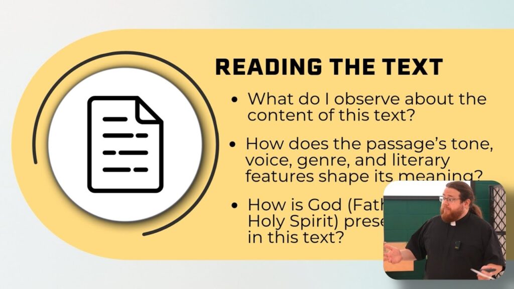 3×3 Method: Reading the Text